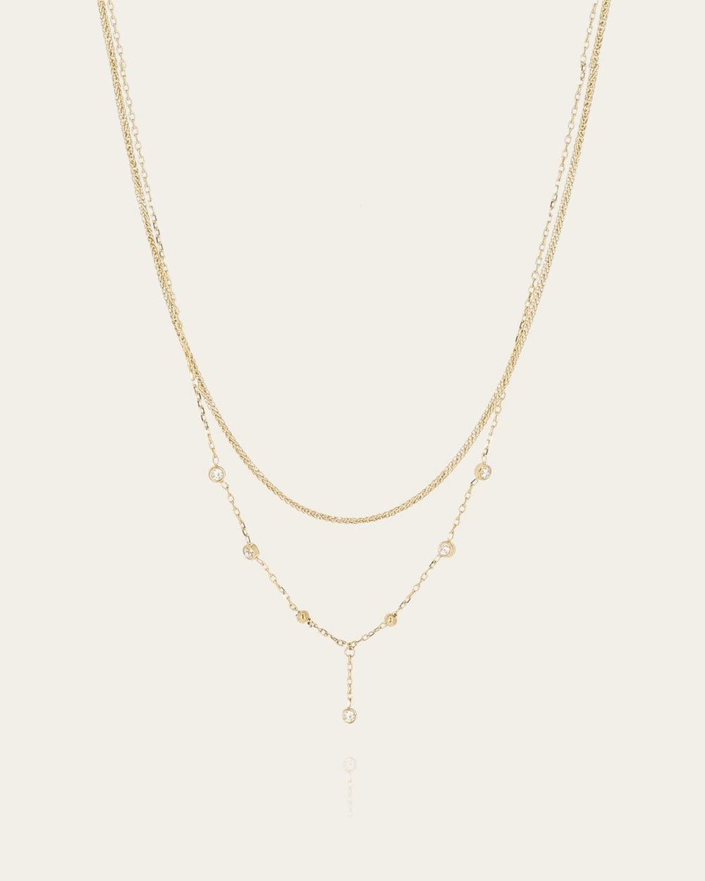 Necklace Aeternis (Gold-plated steel)