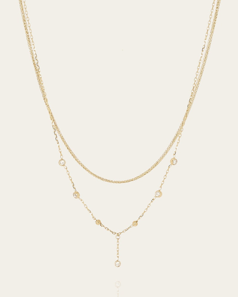Collier Aeternis (Acier doré)
