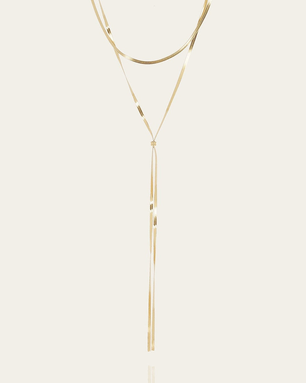 Collier Rhodine (Acier doré)