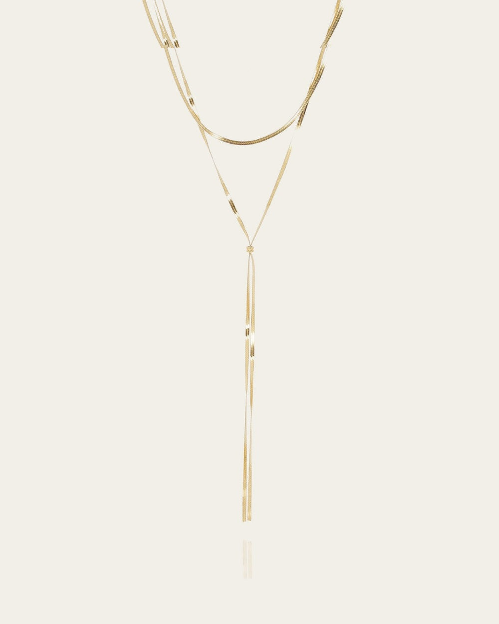 Collier Rhodine (Acier doré)
