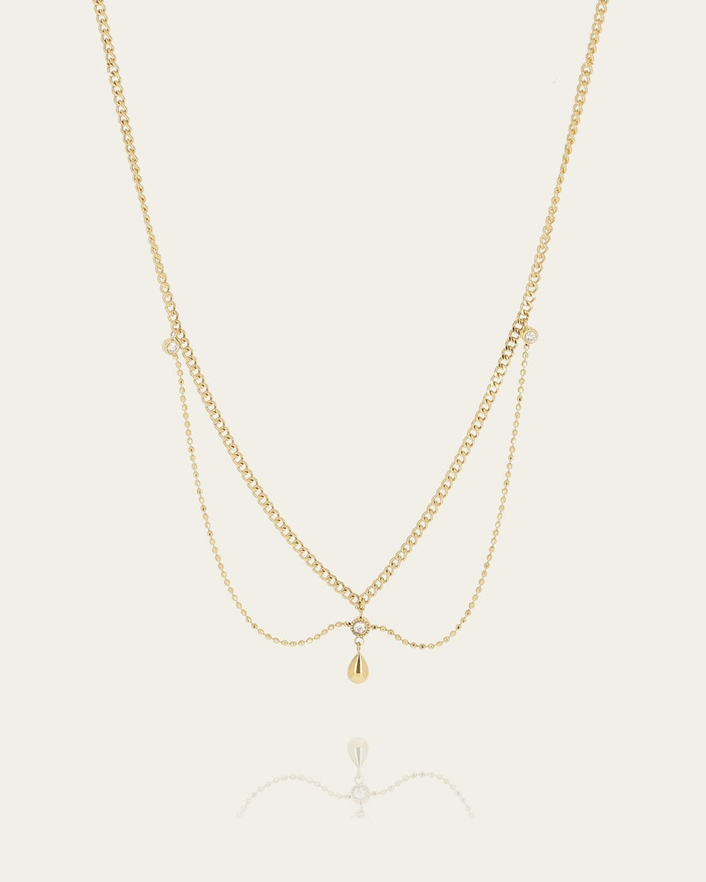 Collier Elina (Acier doré)