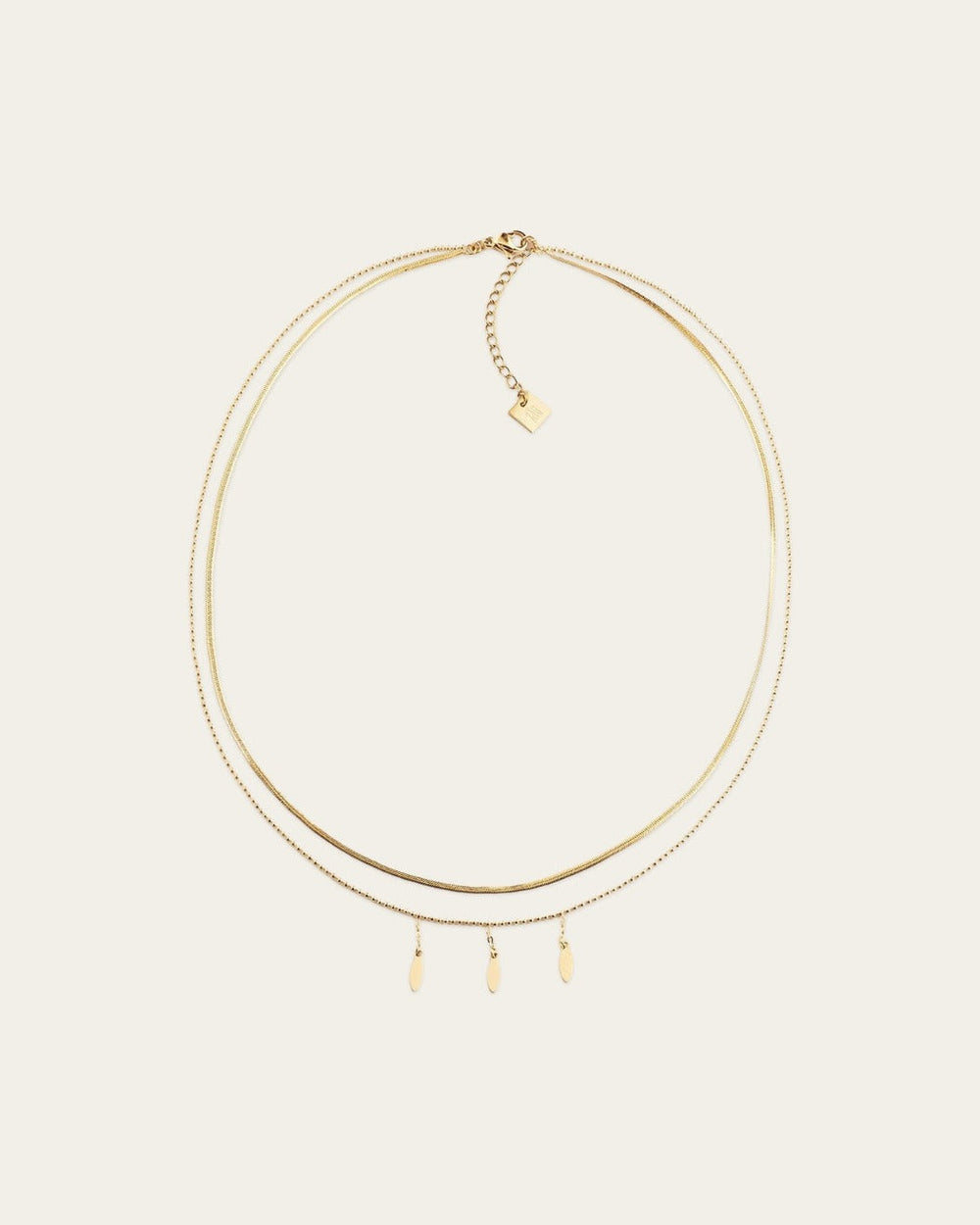 Symi Necklace (Gold-plated steel)