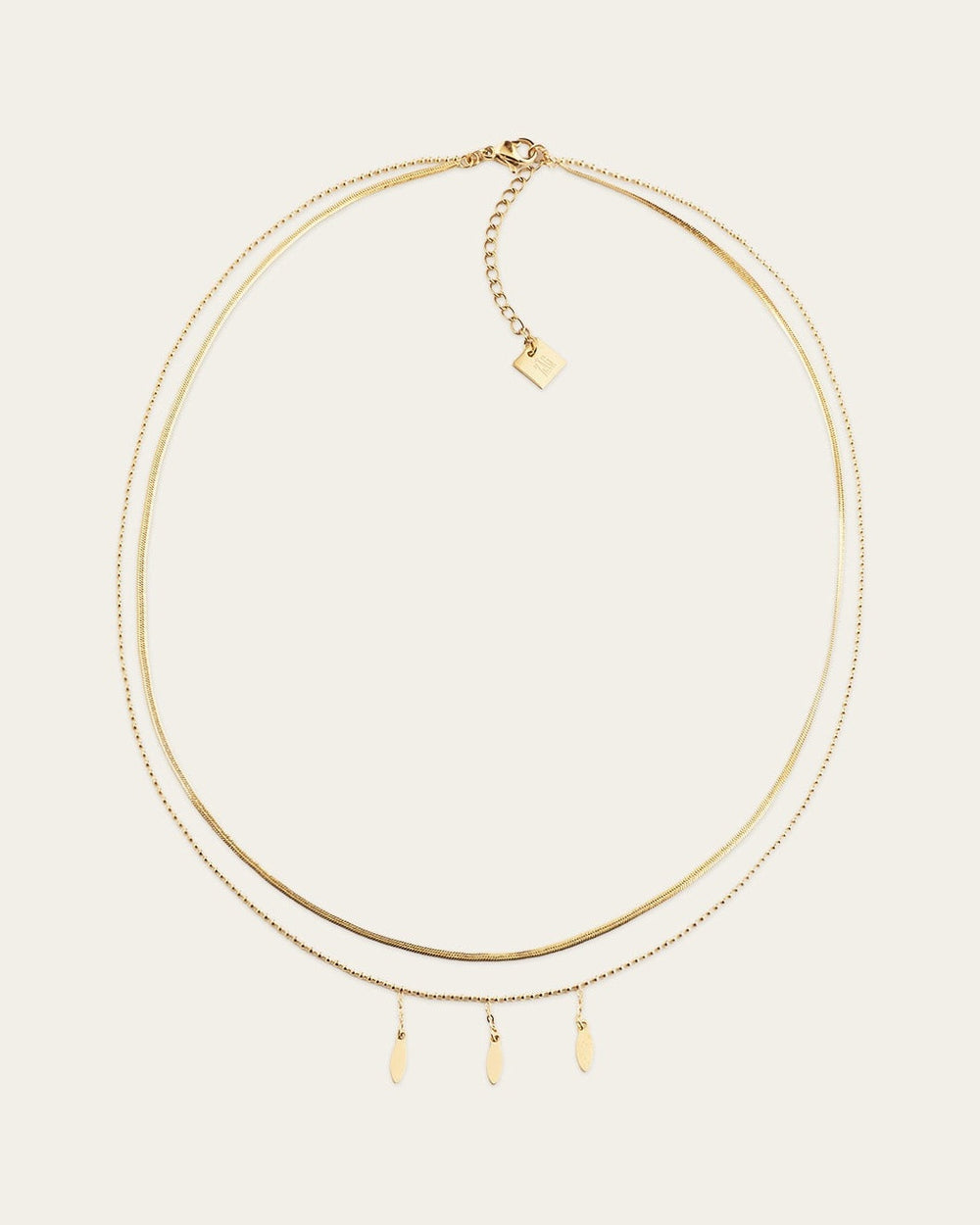 Collier Symi (Acier doré)