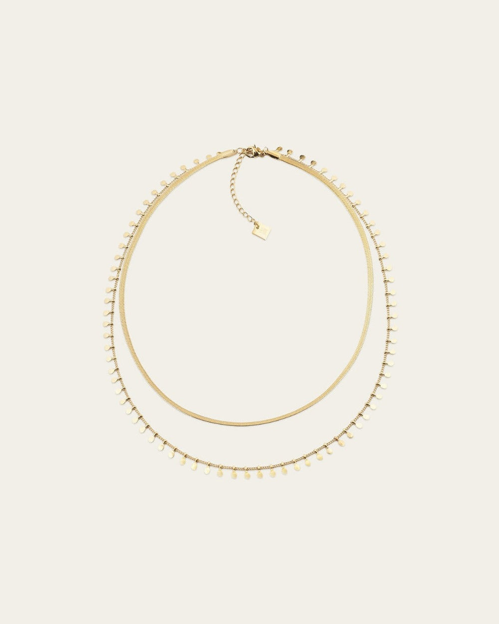 Mykonos Necklace (Gold-plated steel)