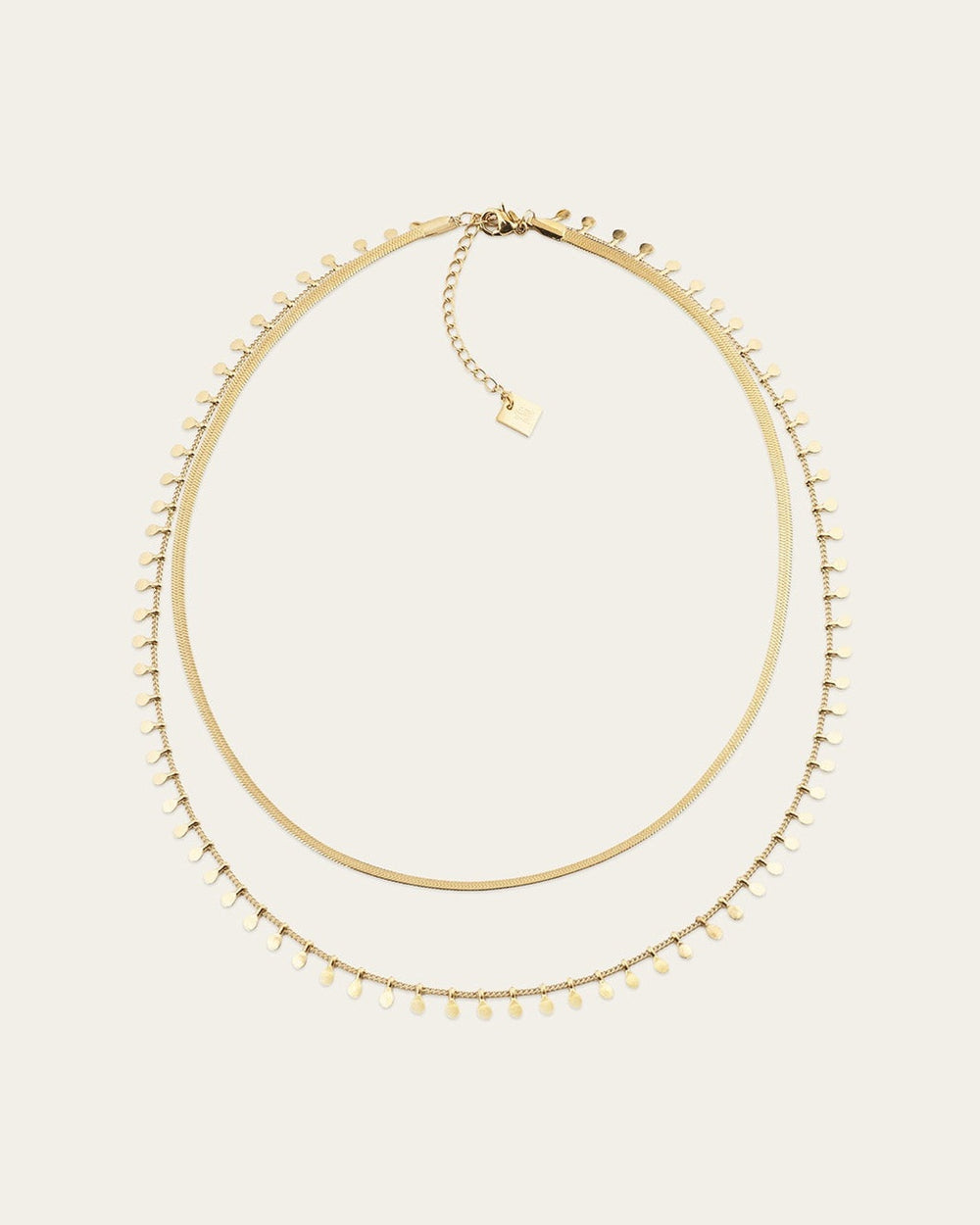 Collier Mykonos (Acier doré)