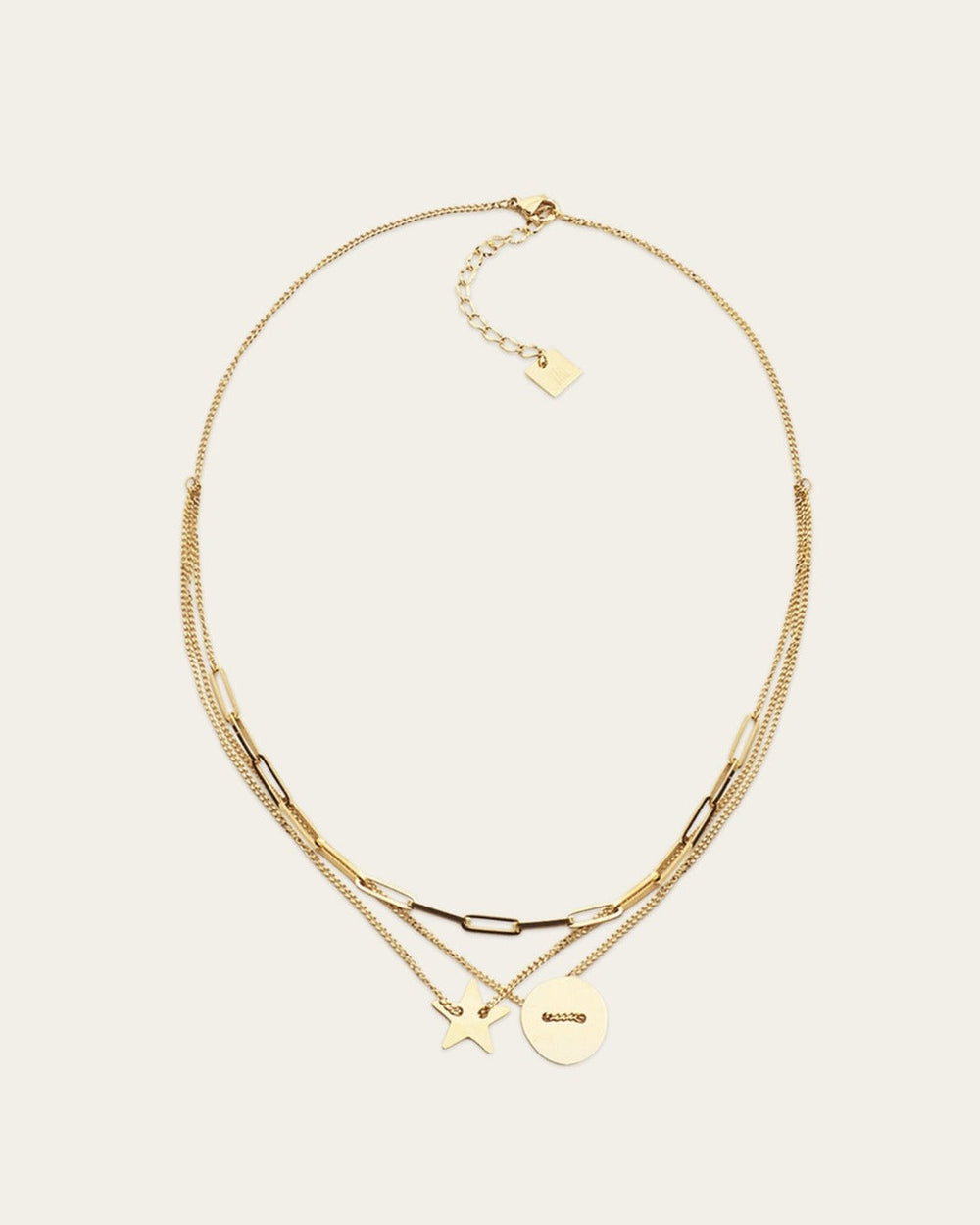 Star Necklace (Gold-plated steel)