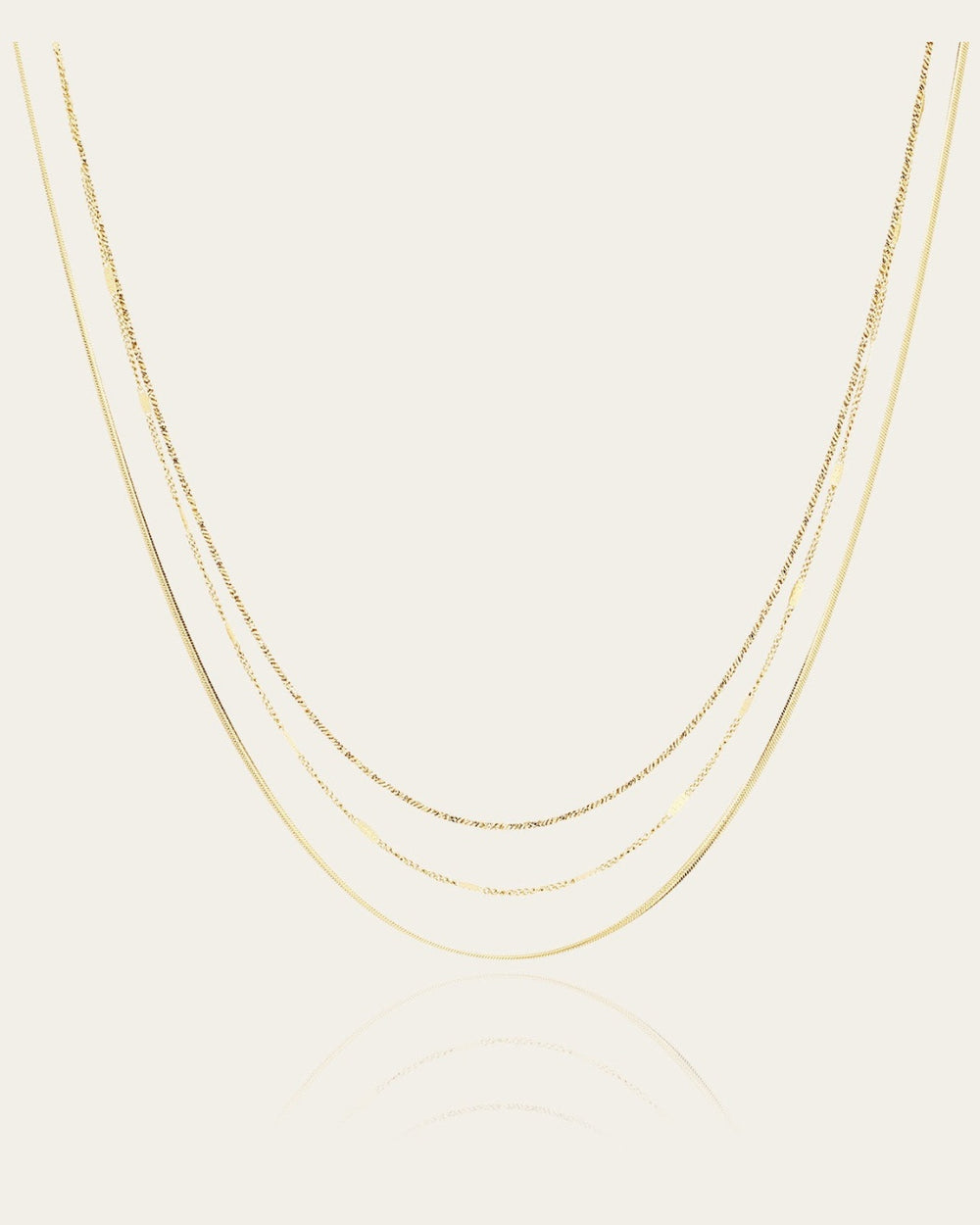 Collier Myriade (Acier doré)