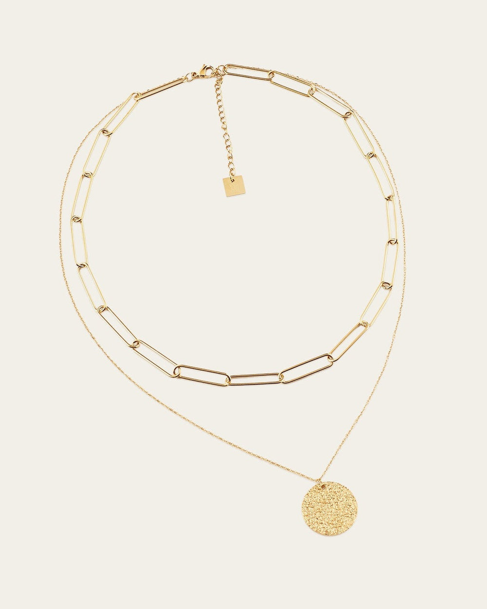 Collier Hamptons (Acier doré)