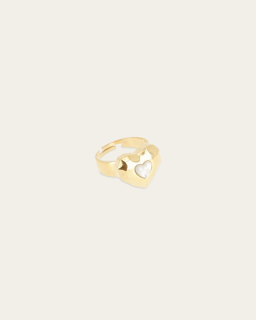 Bague Passionné (Acier doré)
