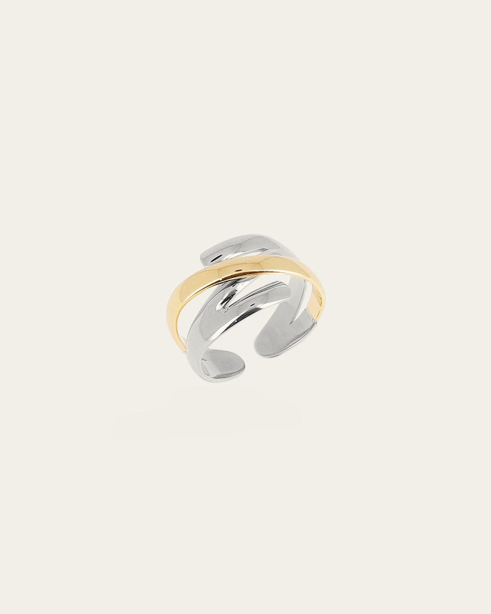 Bague Zeste (Acier mix)