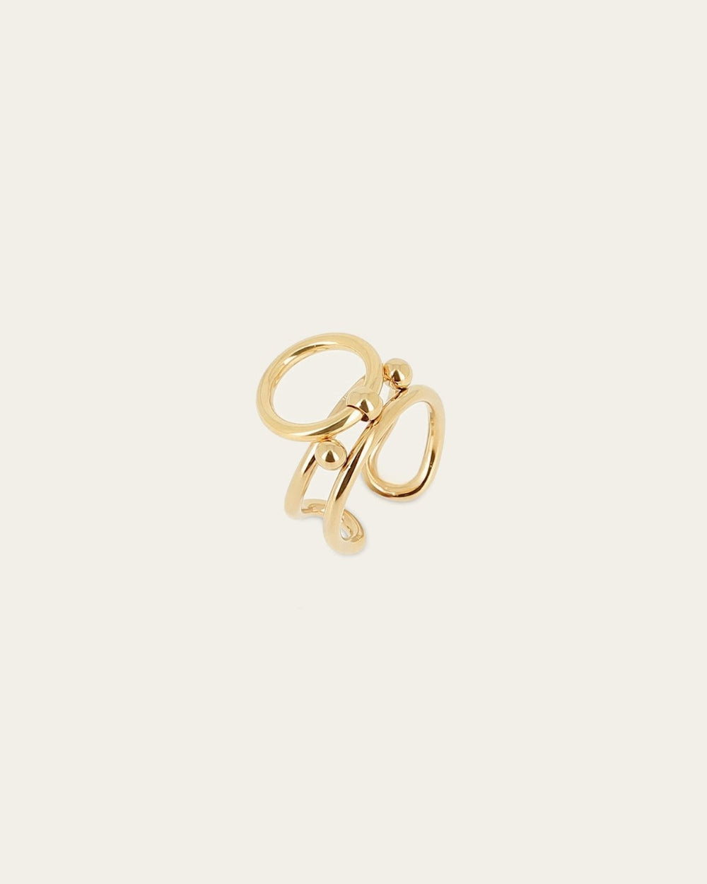 Bague Aglae (Acier doré)