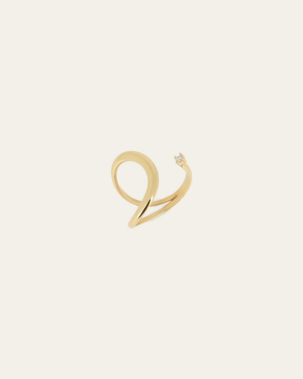 Bague Ottava (Acier doré)