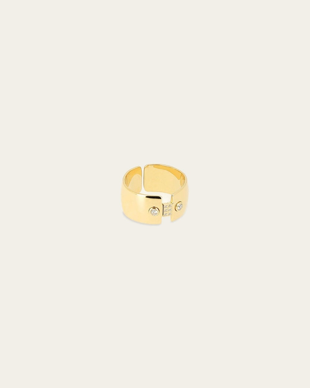 Bague Francine (Acier doré)