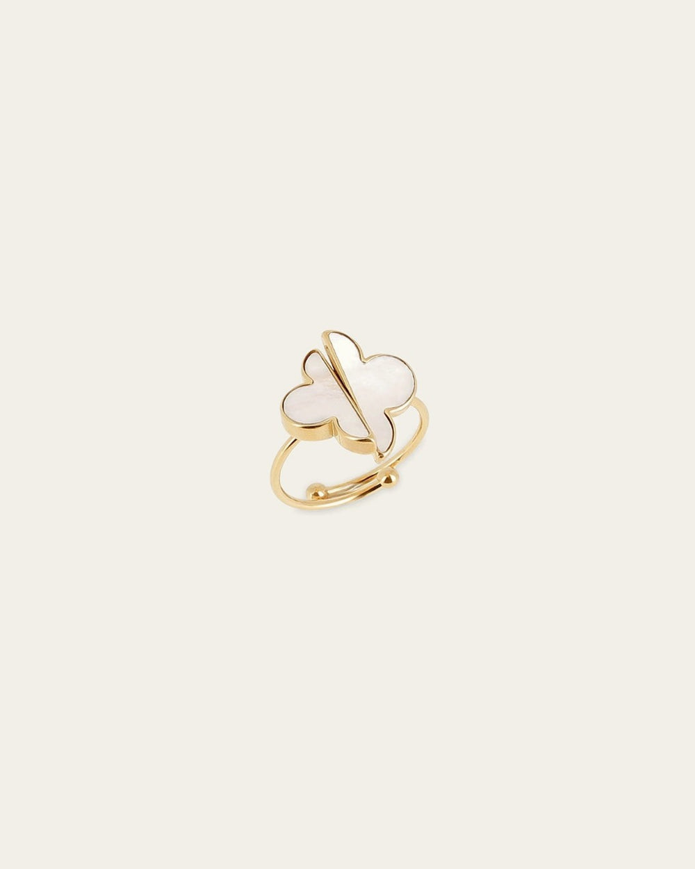 Bague Azzo (Acier doré)