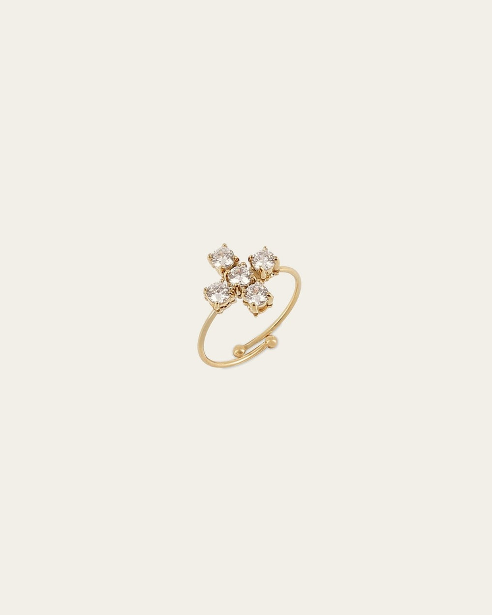 Bague Conti (Acier doré)