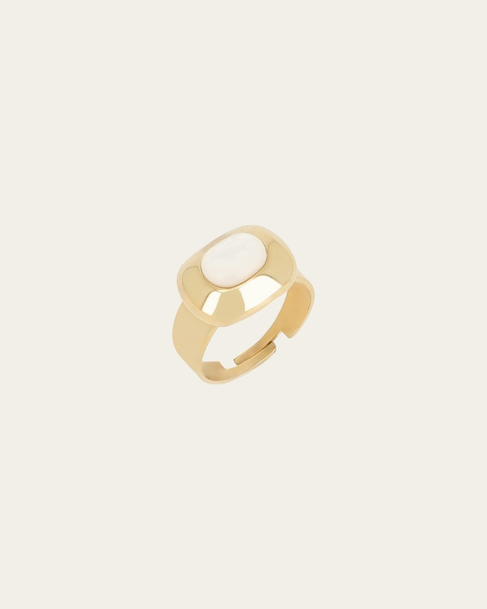 Bague Syléna (Acier doré)
