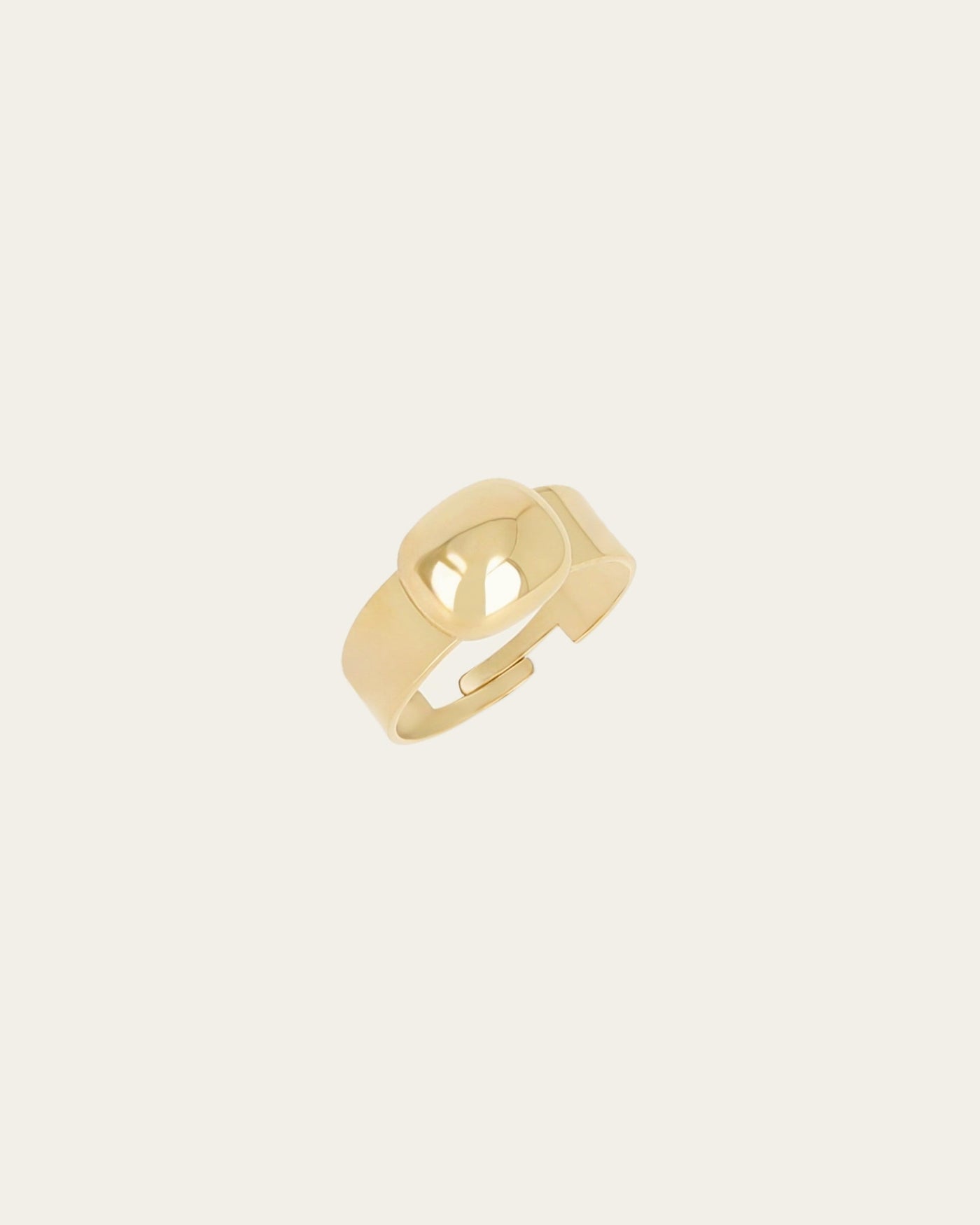 Bague Bernie (Acier doré)
