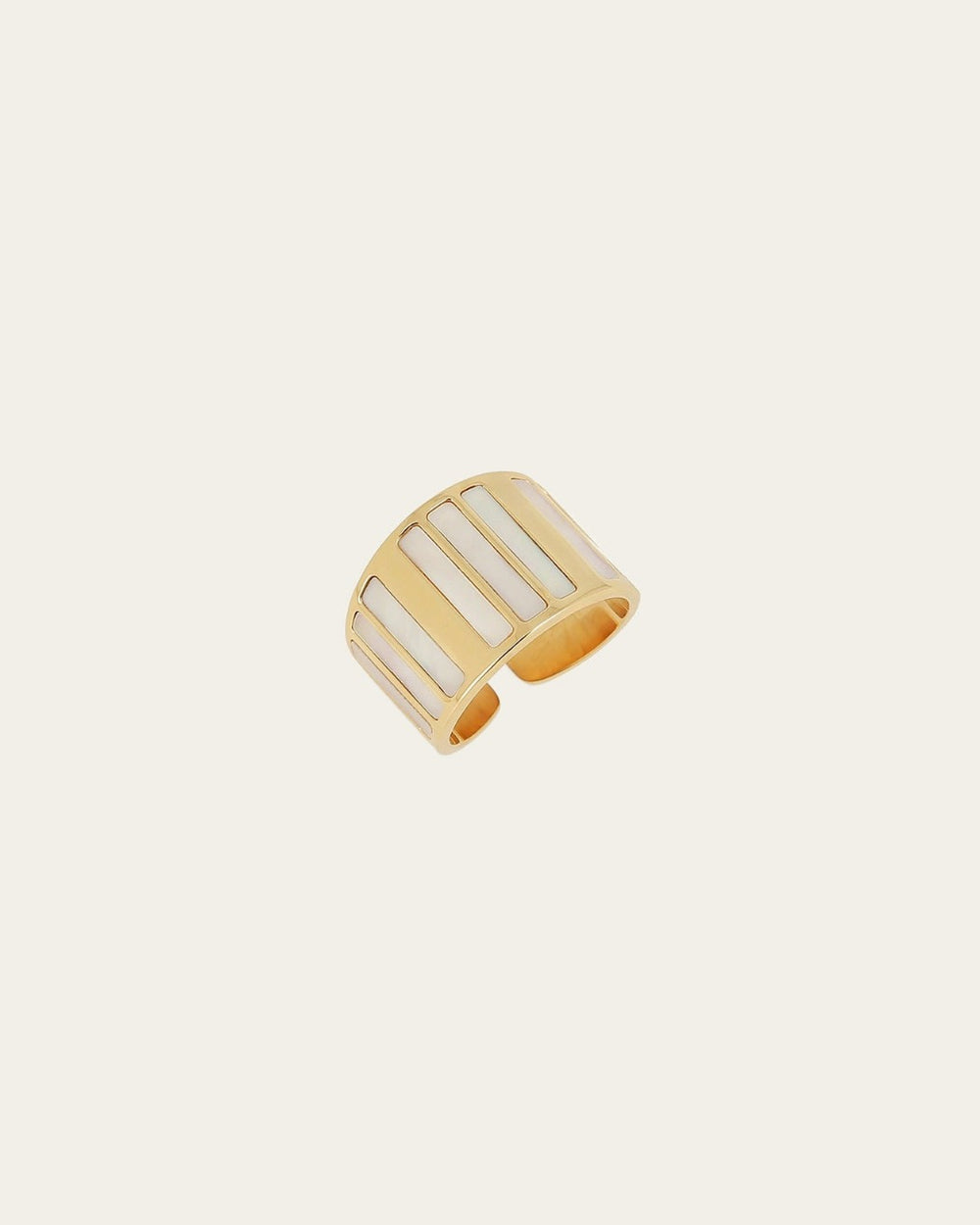 Bague Menfi (Acier doré)
