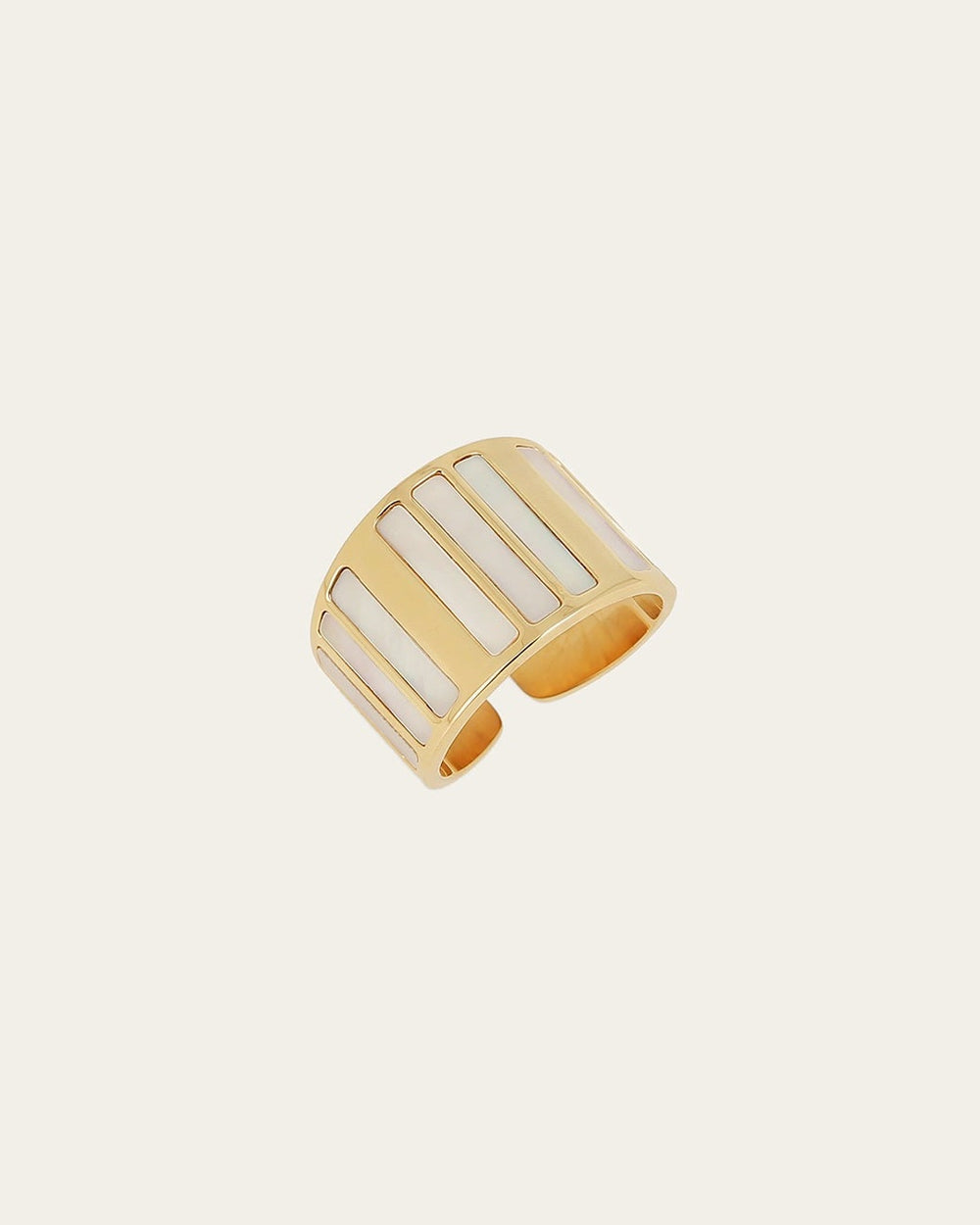 Bague Menfi (Acier doré)