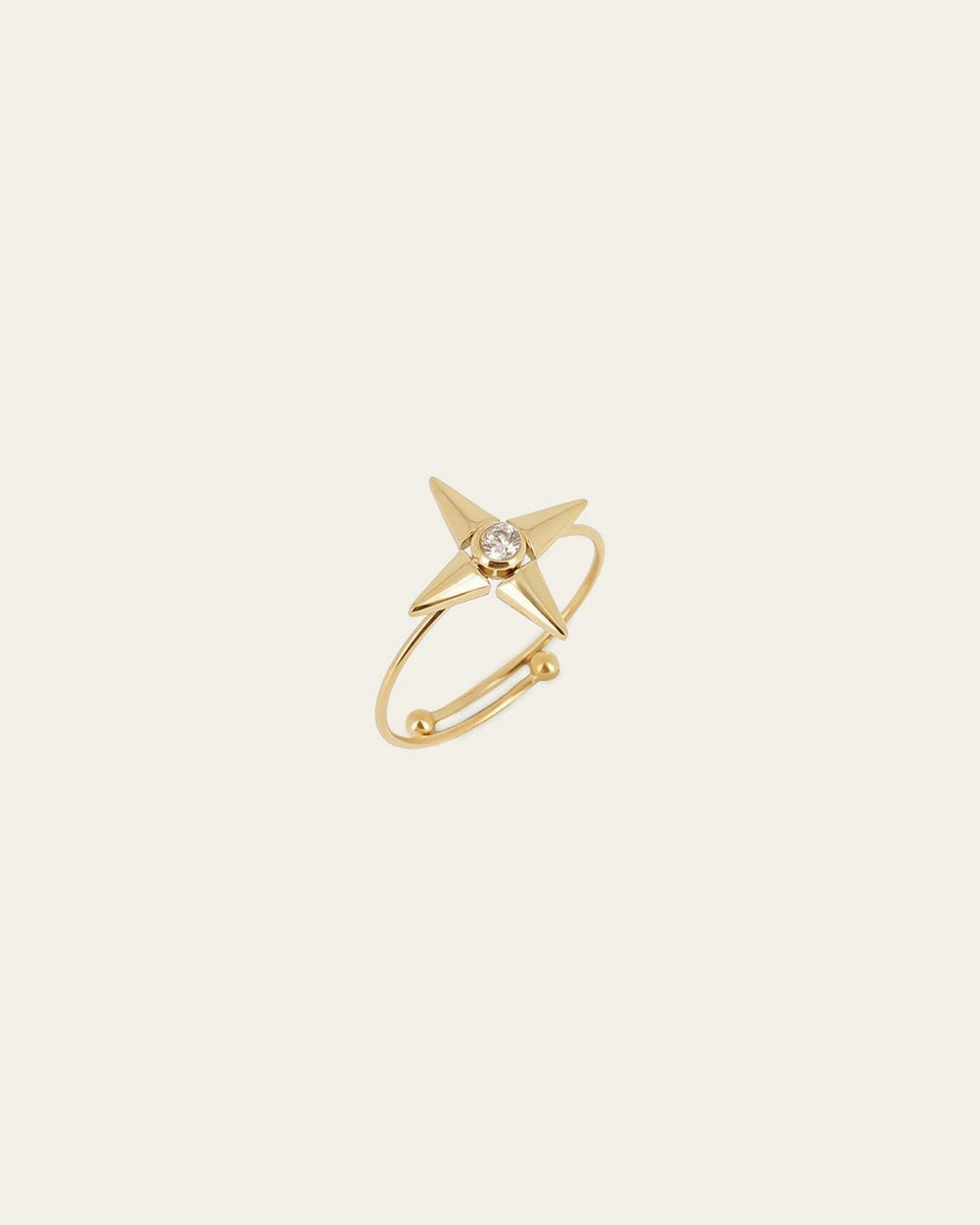 Bague Leonardo (Acier doré)