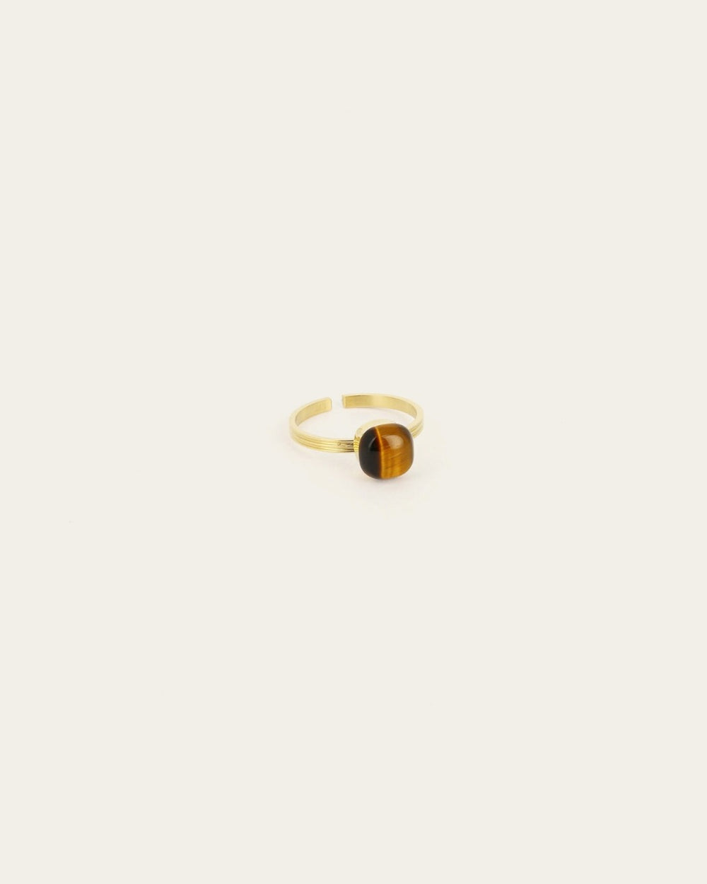 Bague Mino (Acier doré)