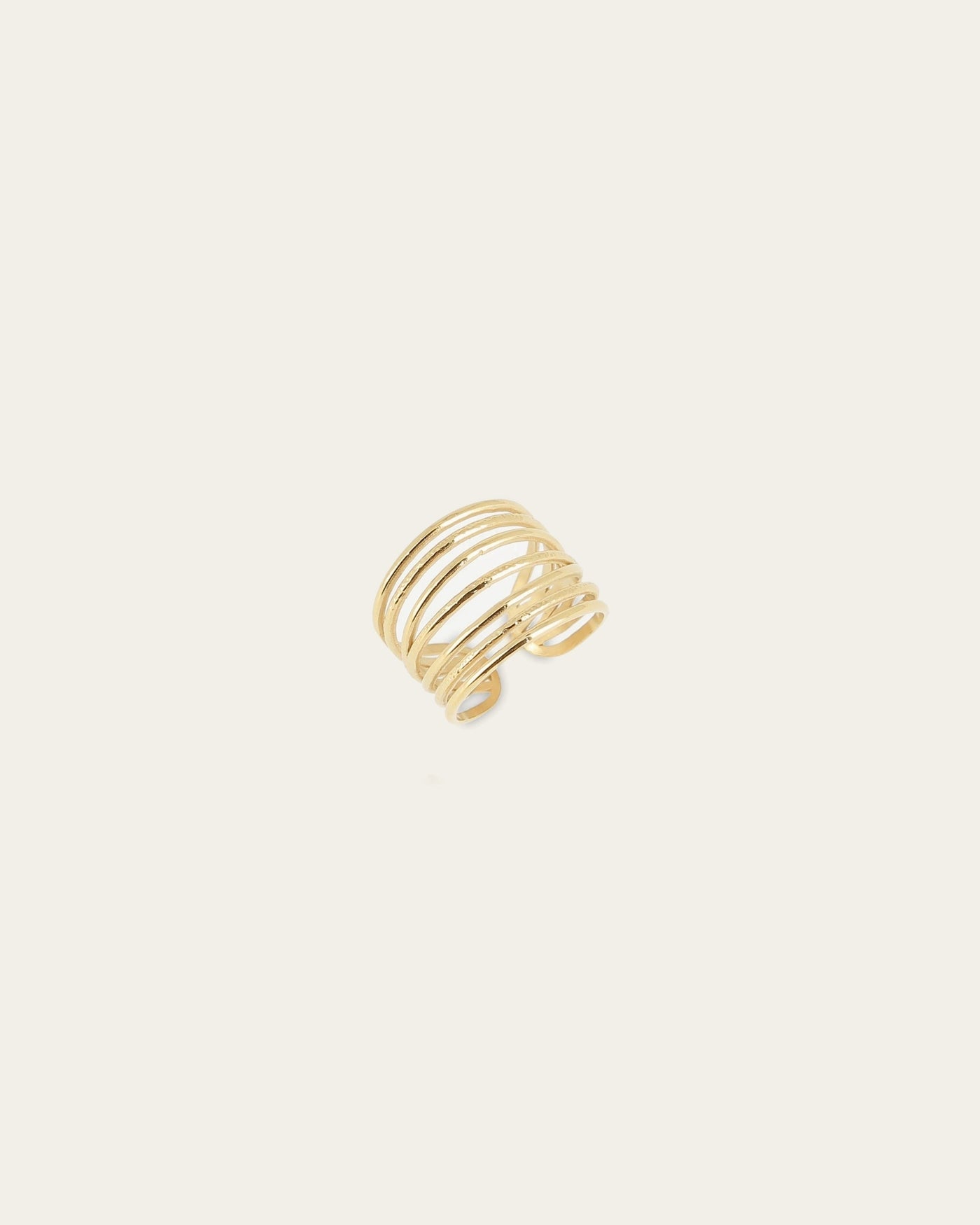 Bague Gio (Acier doré)