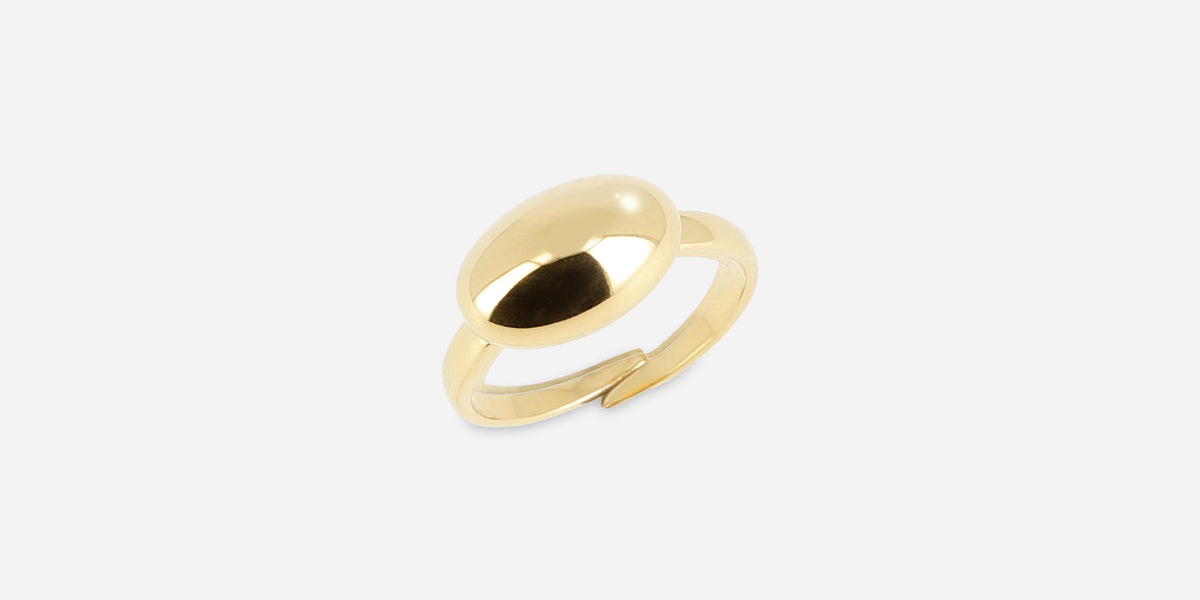 Bague Ilioss (Acier doré)