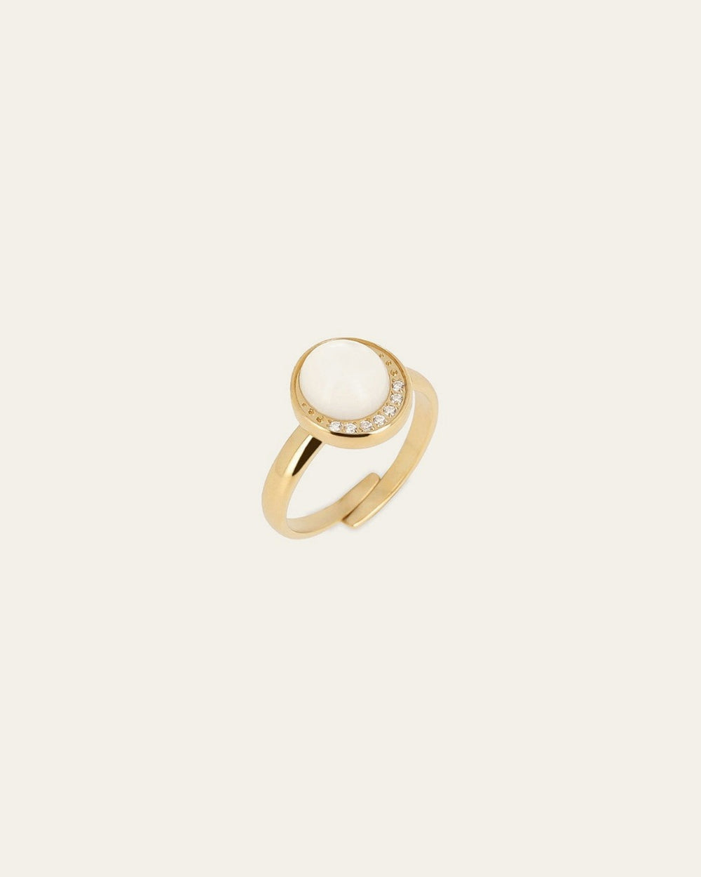 Bague Oria (Acier doré)