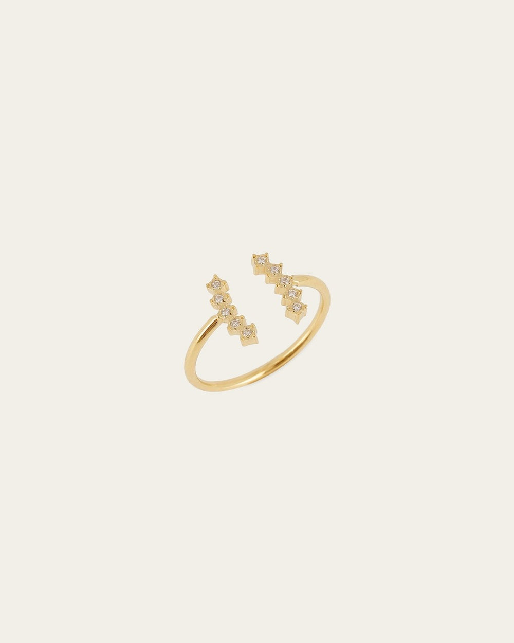 Bague Cassis (Acier doré)