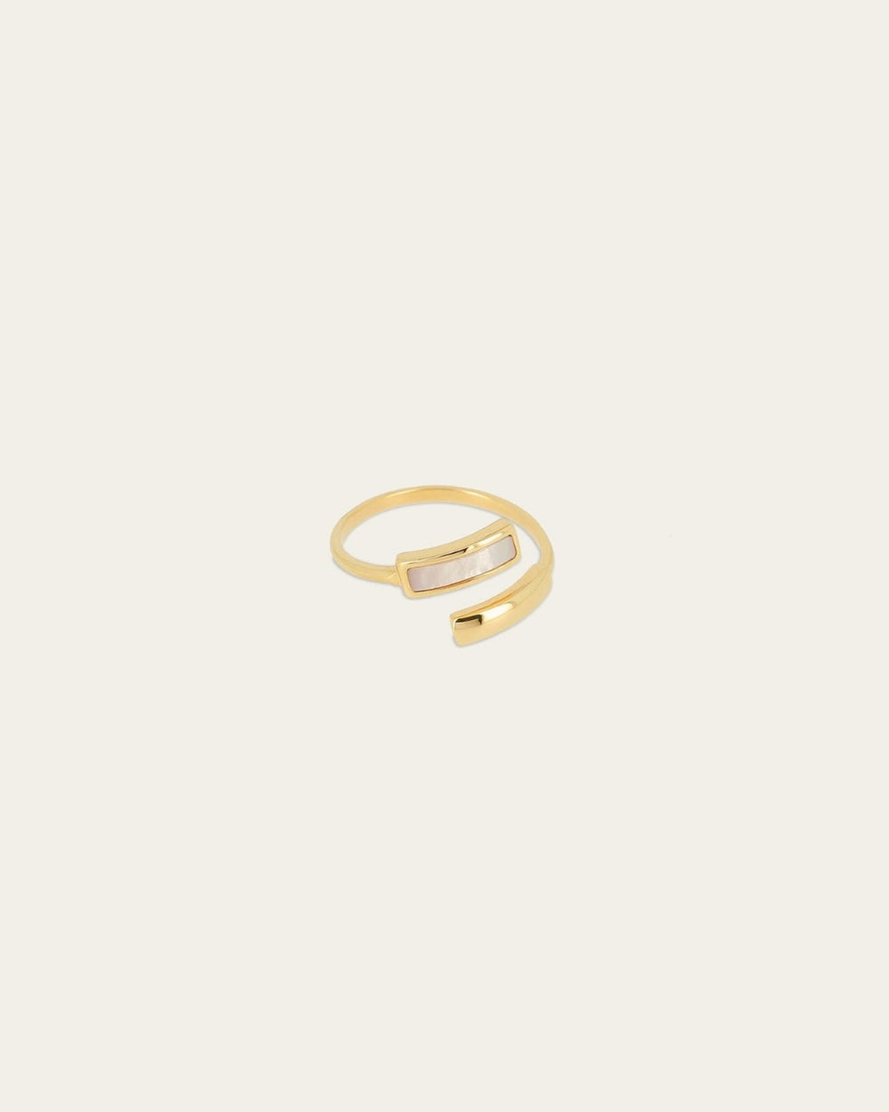 Bague Khais (Acier doré)
