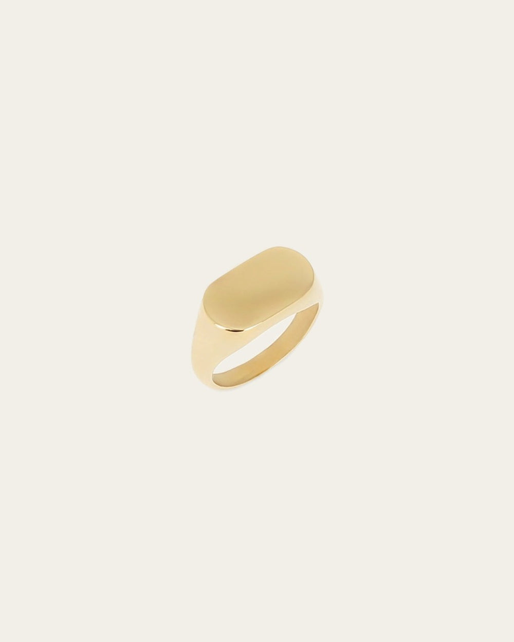 Bague Serment (Acier doré)
