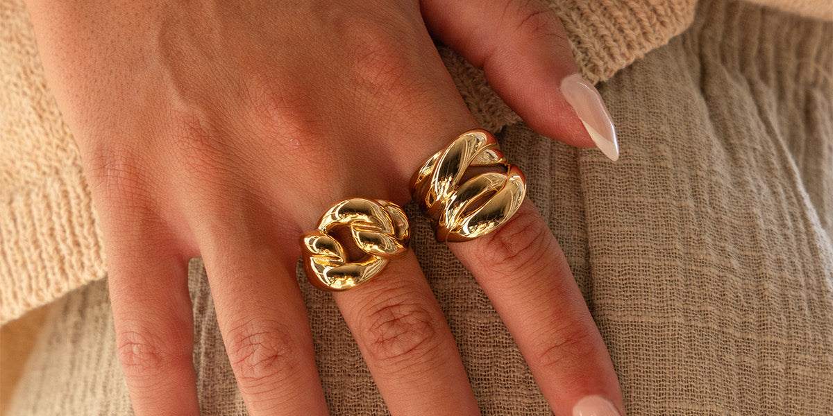 Morpheus Ring (Gold-plated Steel) - Main Image