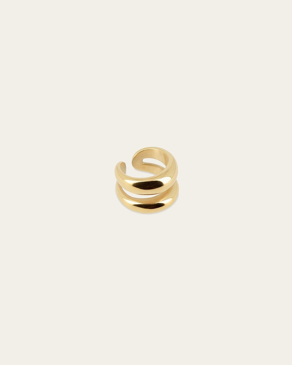 Bague Salazar (Acier doré)
