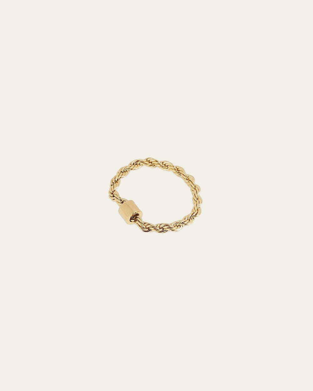 Bague Vibi (Acier doré)