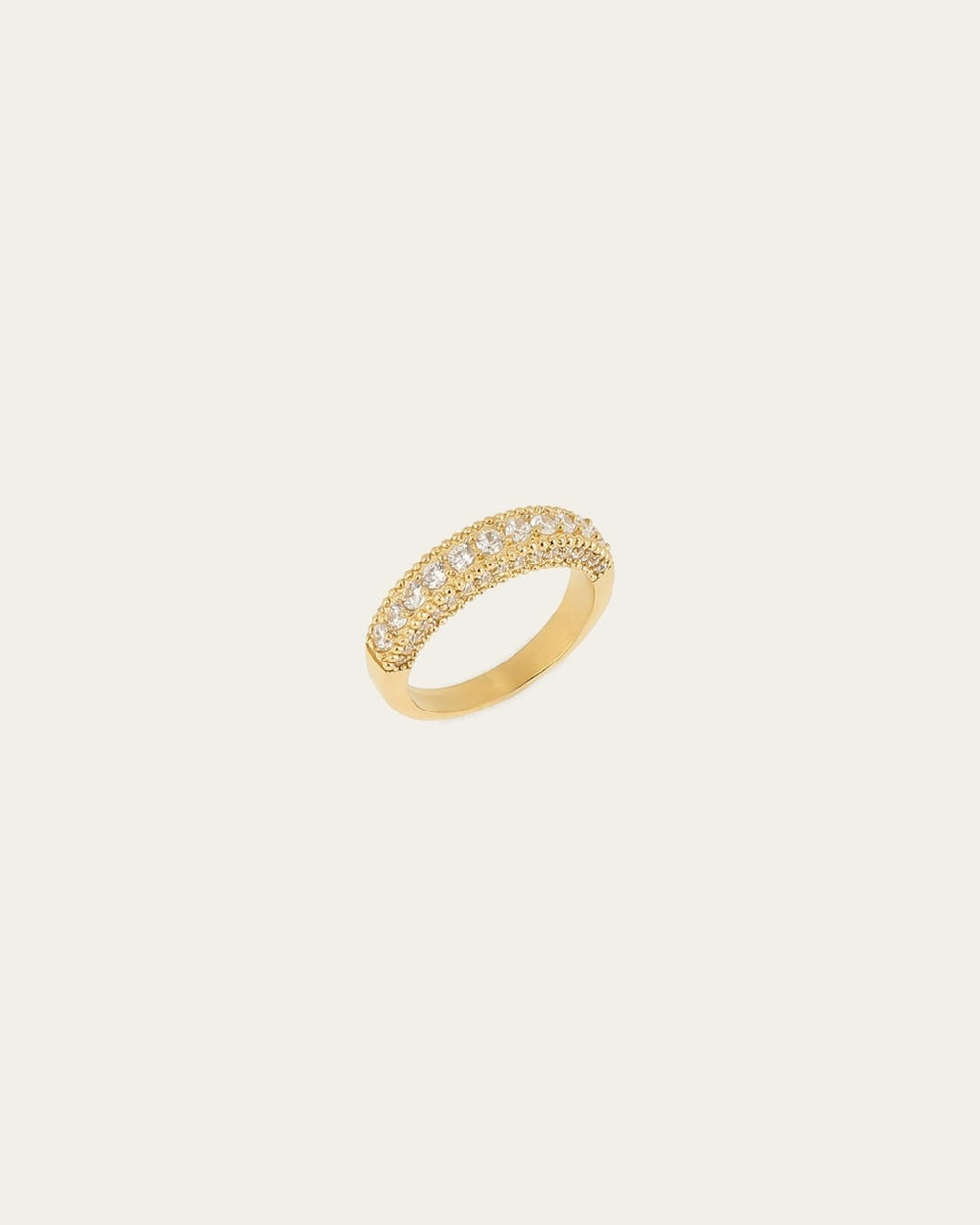 Bague Zyrelle (Acier doré)