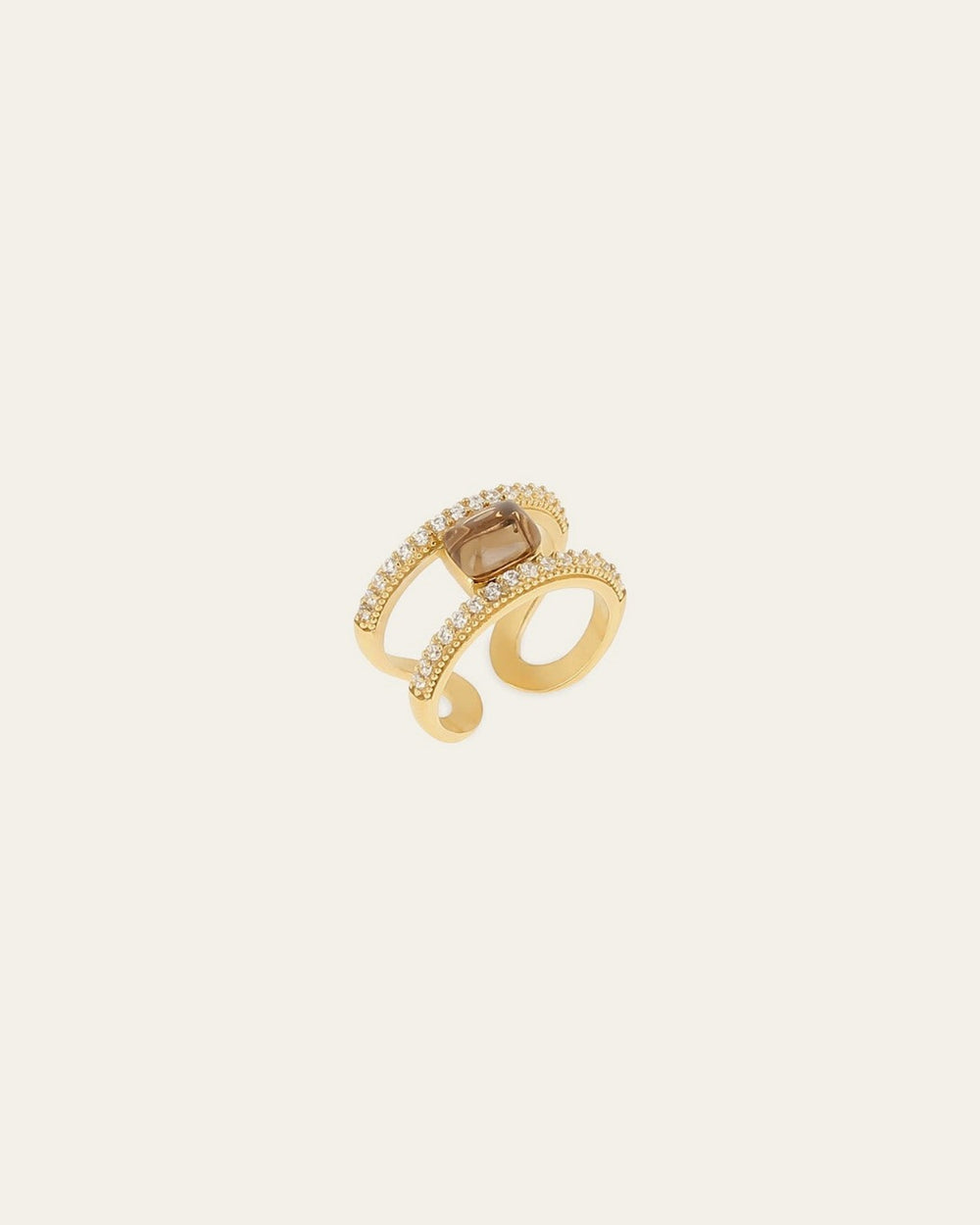 Bague Ethna (Acier doré)