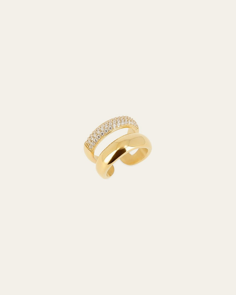 Bague Aleksei (Acier doré)