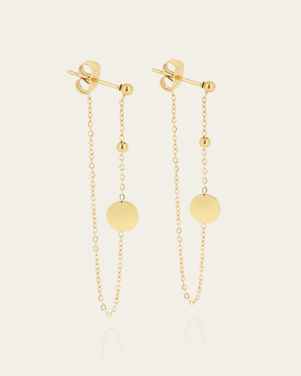 Atomium Earrings (Gold-plated steel)