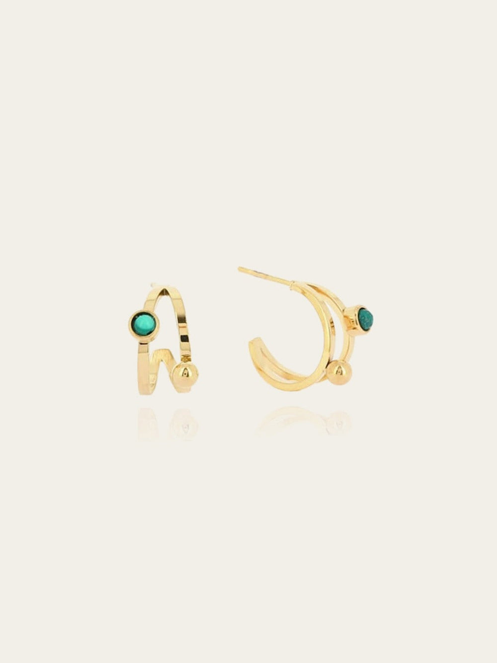 Boucles d'oreilles Demi
