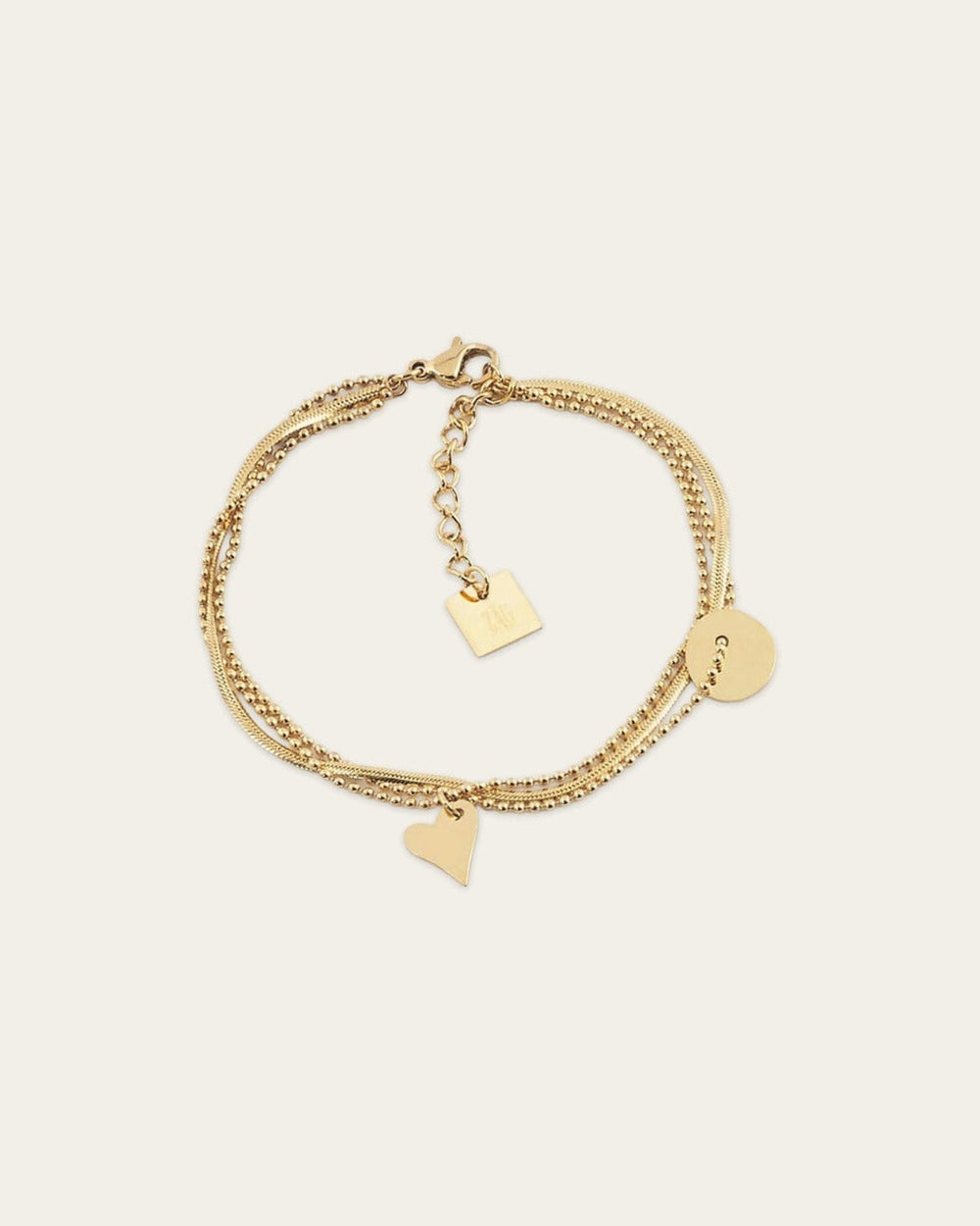 Bracelet Amore (Acier doré)