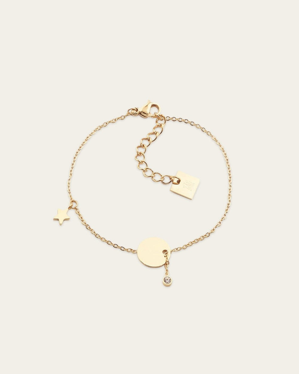 Bracelet Charm (Acier doré)