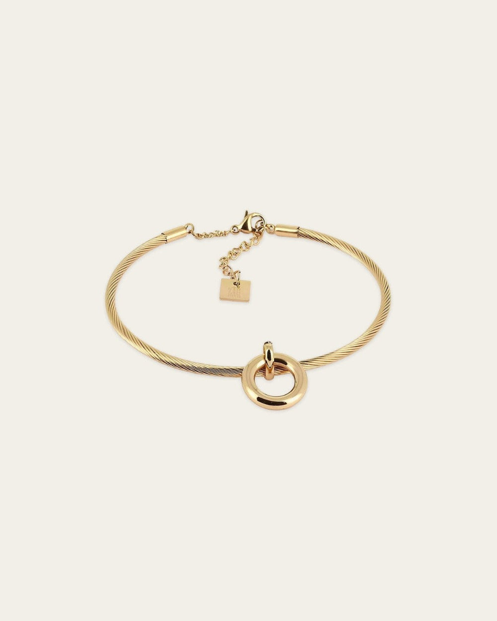 Bracelet Jonc Zaha (Acier doré)