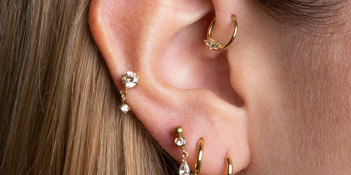 Piercing Jamaica (Acier doré) Zag Bijoux