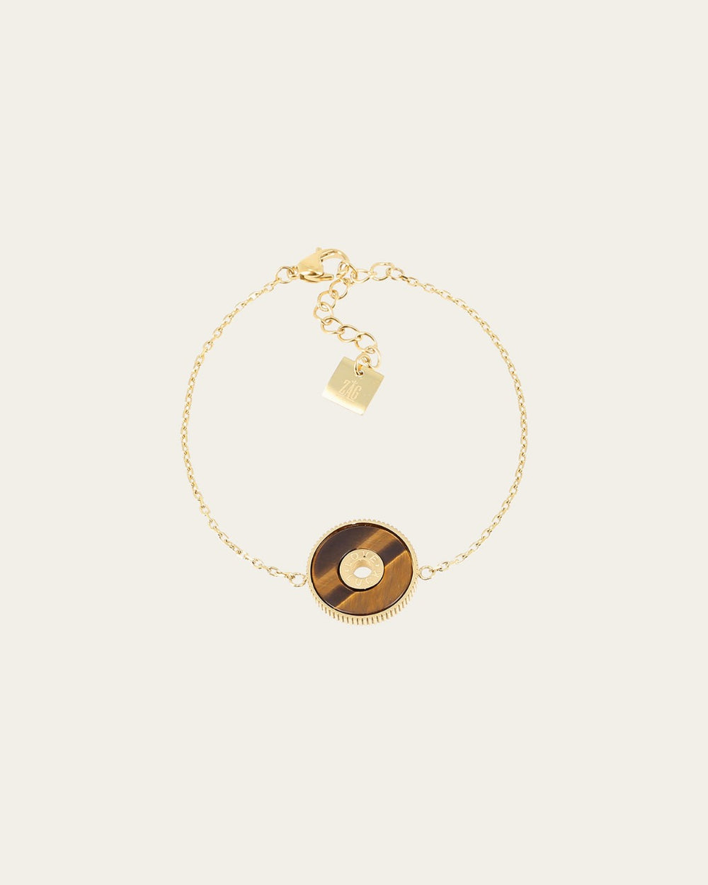 Bracelet Luck Love (Acier doré)