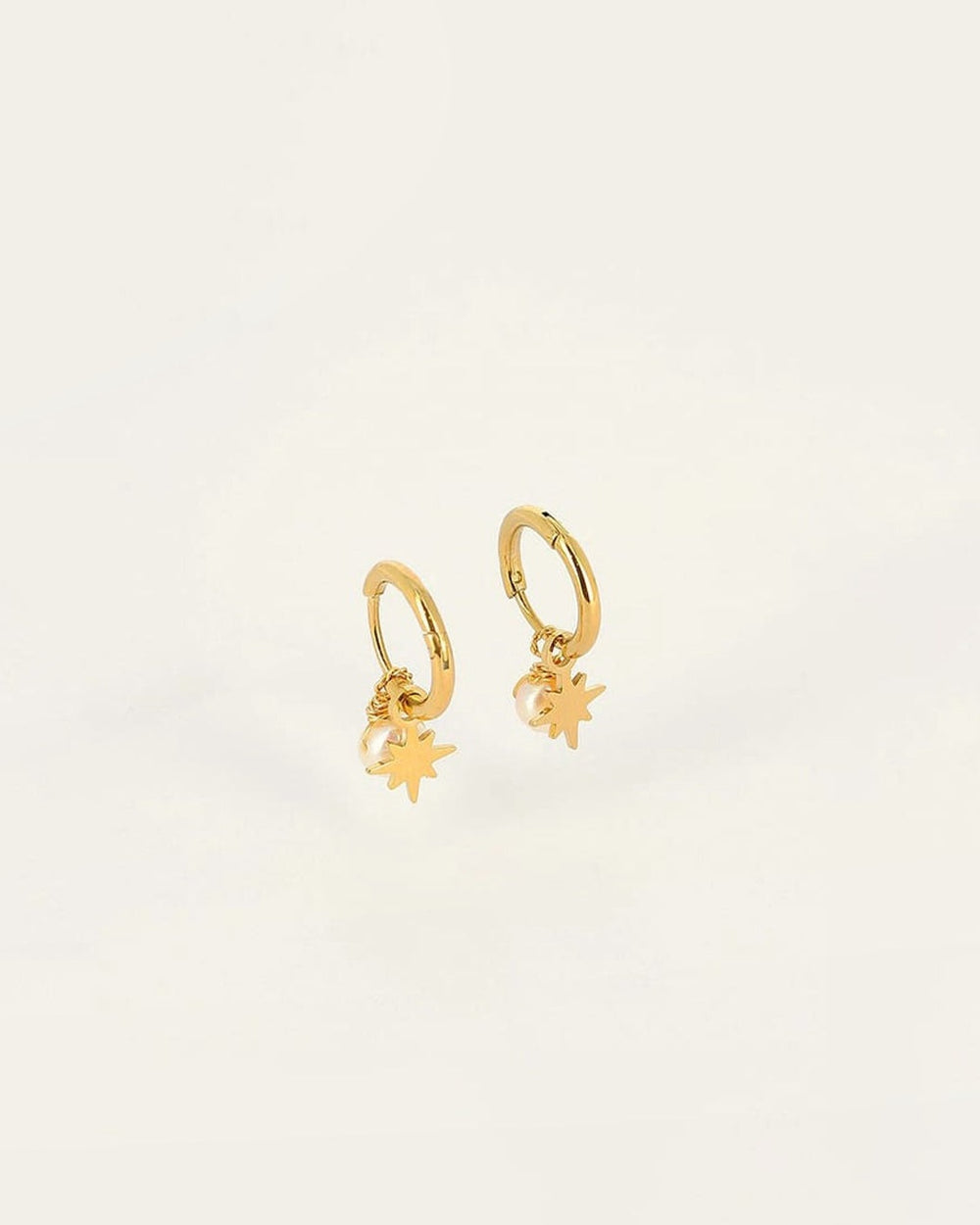 Boucles d'oreilles Phine (Acier doré)