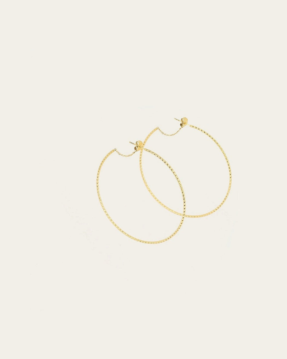 Boucles d'oreilles Mahonia (Acier doré)
