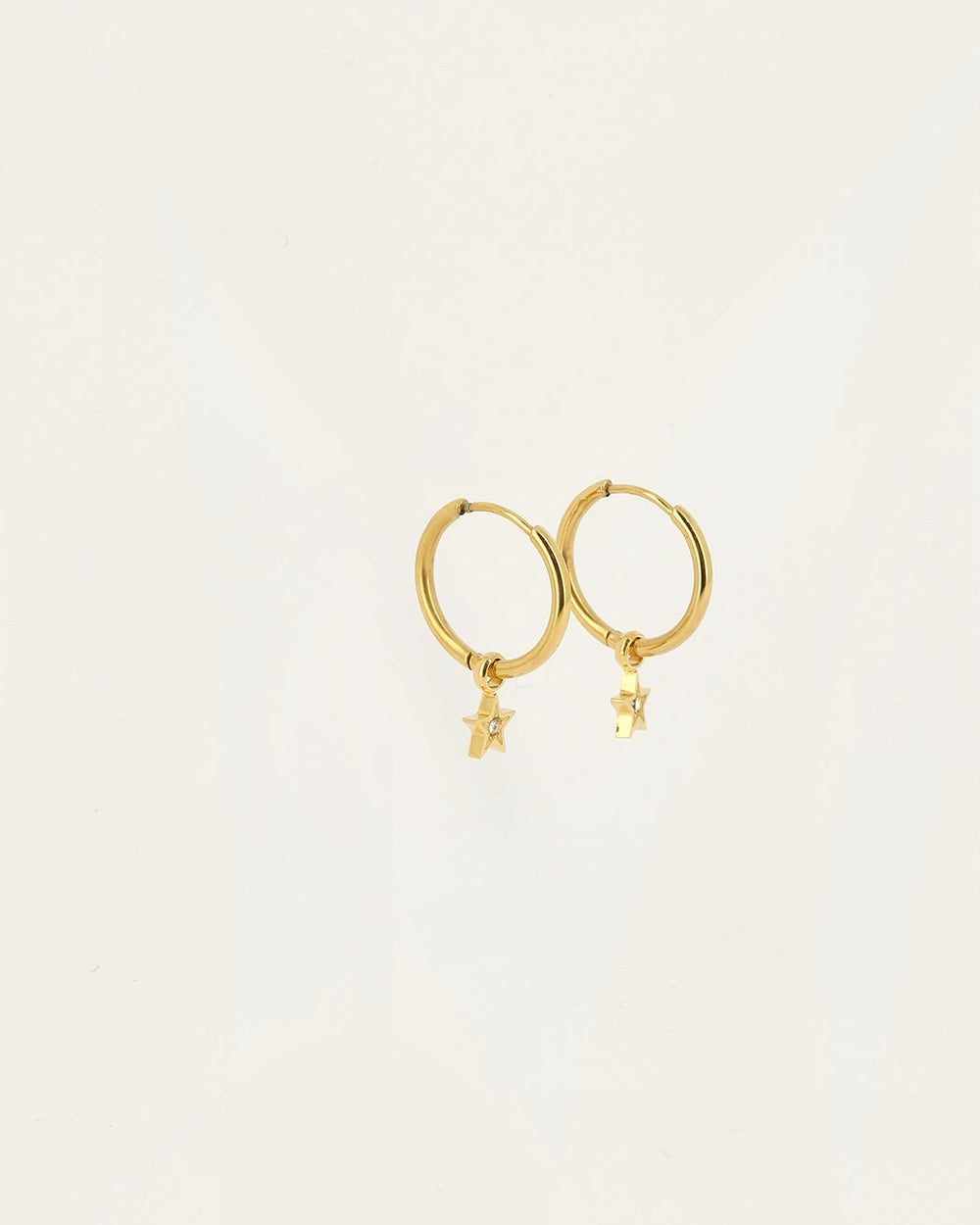 Boucles d'oreilles Astrid (Acier doré)