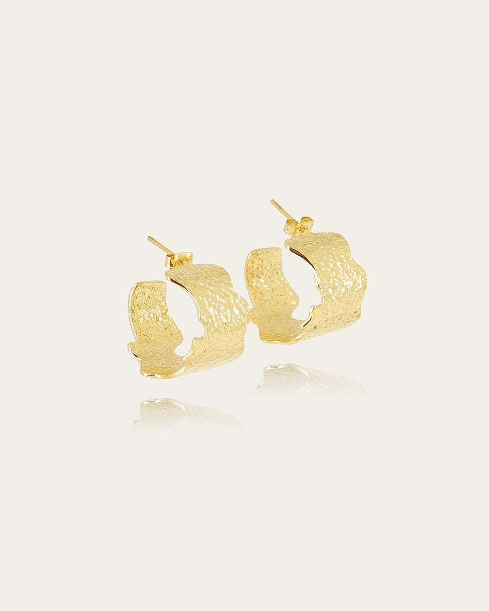 Boucles d'oreilles Tayara (Acier doré)