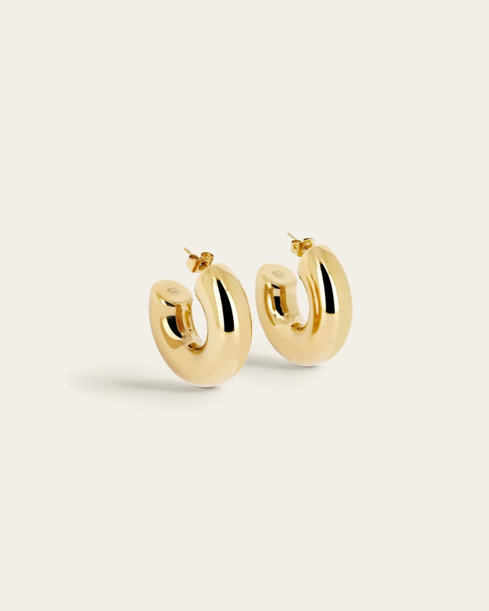 Boucles d'oreilles Chantal (Acier doré)