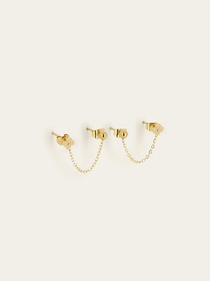 Boucles d'oreilles Chainflowers